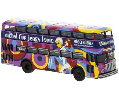 1960 Bussing D2U Double Decker Pop-bus - BVG - Mobel Hubner