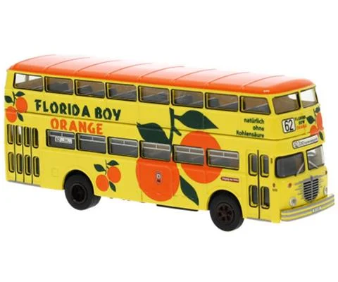 1960 Bussing D2U Double Decker Pop-bus - Florida Boy Orange