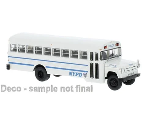 NYPD -1970 Dodge S 600 Bus in White with Blue Accents