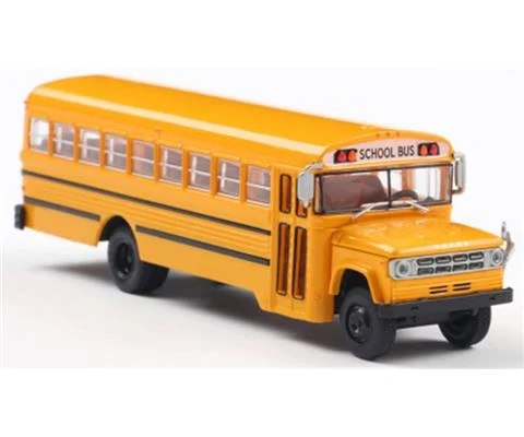 1970 Dodge S 600 School Bus in Yellow - BREKINA