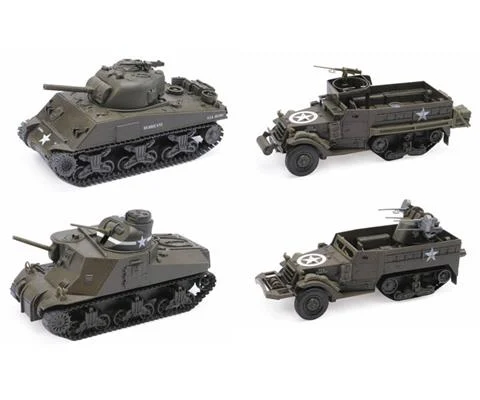 Classic Tank Plastic Model Kits - 12 Pieces in a non-Returnable Factory Sealed Case