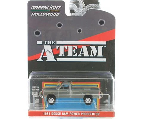 1981 Dodge Power Ram Prospector in Raw Body Grey - The A-Team 1983-87 TV Series