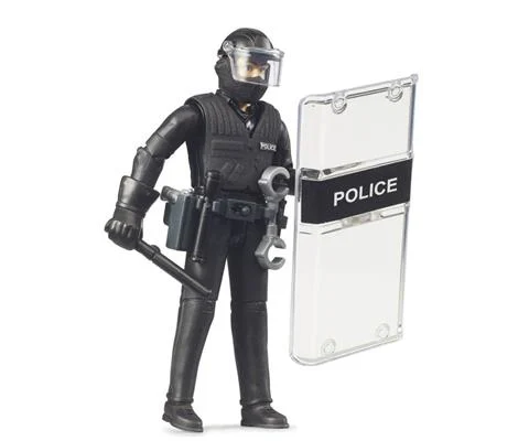 Police Special Forces Officer Figure - BRUDER