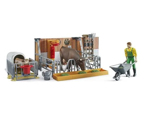 Cow Barn Playset - BRUDER