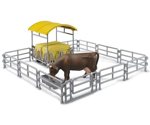 Hay Rack with Fence and Trough - BRUDER