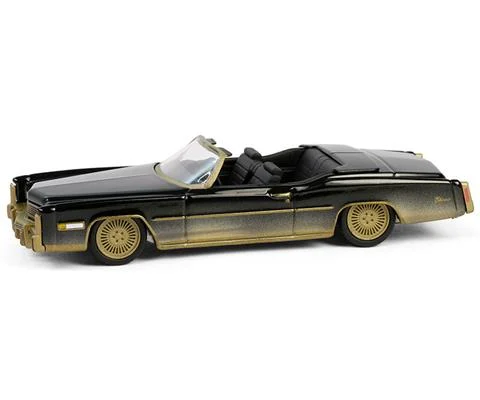 1976 Cadillac Eldorado Convertible in Black Gold - GREENLIGHT
