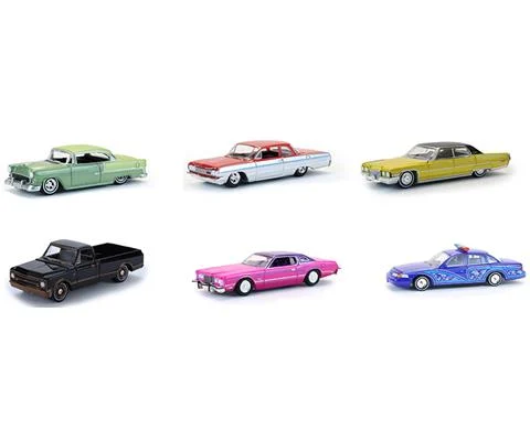 California Lowriders Series 7 - 6-Piece Assortment in a Non-Returnable Factory-Sealed Case