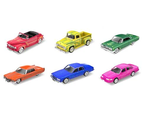California Lowriders Series 8 - 6-Piece Assortment in a Non-Returnable Factory-Sealed Case