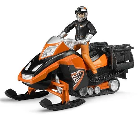 Snowmobile with Driver and Accessories - BRUDER