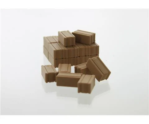 Square Hay Bales - 8 individual 16 as a stack - Straw / Tan