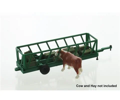 Portable Cattle Feeder 20 ft - green
