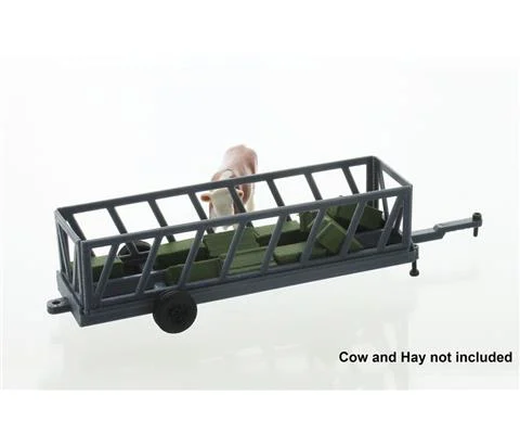 Portable Cattle Feeder 20 ft - gray