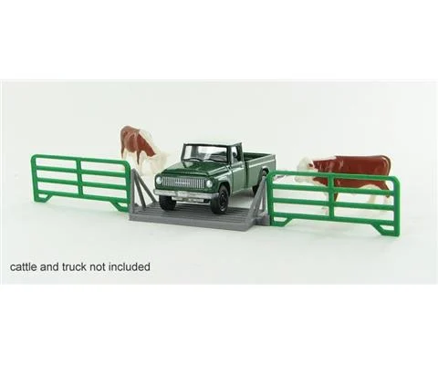 Cattle Guard crossing with two panels - 3D TO SCALE