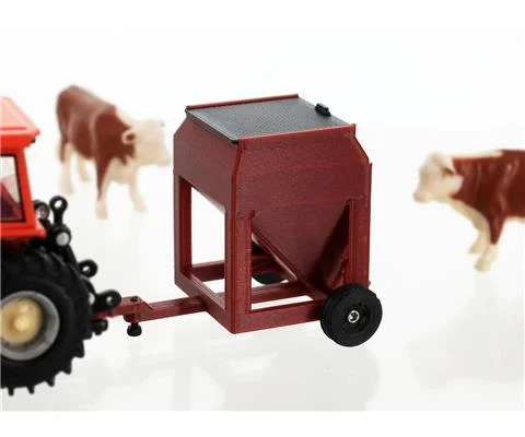 Portable Bulk Bin - red