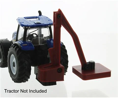 Boom Brush Cutter - Tractor Mounted - Red