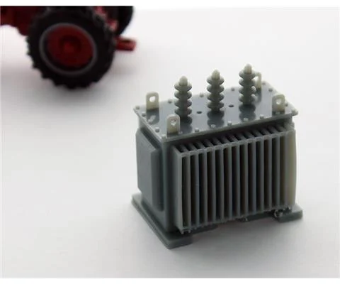 Electrical Transformer - grey PLA