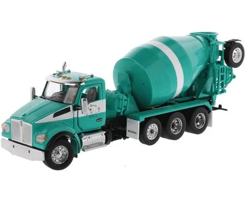 Island Ready Mix - Kenworth T880S Tandem with Pusher Tag Axle and McNeilus Bridgemaster Mixer in Green and White