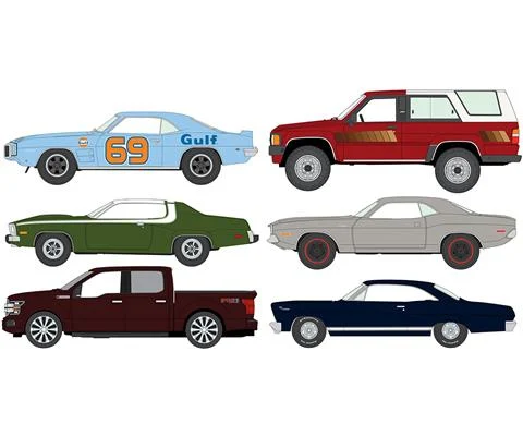 Auto World Premium - 2026 Release 3B- 6-Piece Set in a Non-Returnable Factory-Sealed Case