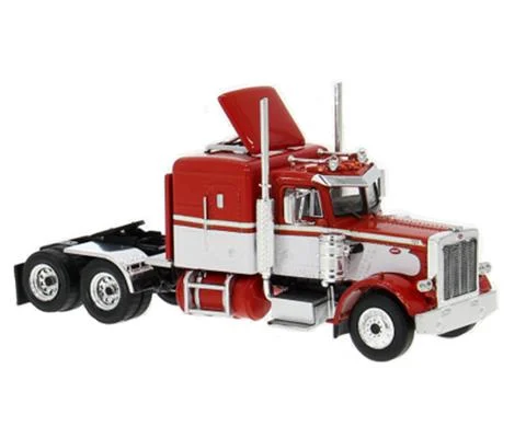 1973 Peterbilt 359 Sleeper in Red and White - Cab Only