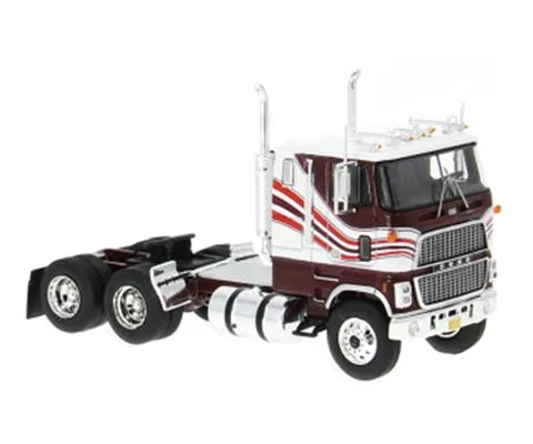 1976 Ford CL 9000 in White with Red Stripes - Cab Only