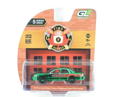 PFD - 2011 Ford Crown Victoria in Green Chrome - Palmyra Pennsylvania Fire Department