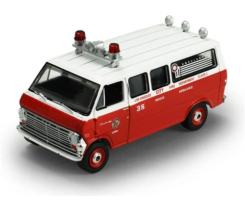 LAFD - 1969 Ford Econoline Ambulance - Los Angeles Fire Department