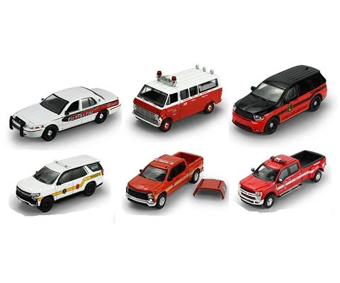 Fire Rescue Series 5 - 6-Piece Set in a Non-Returnable Factory-Sealed Case