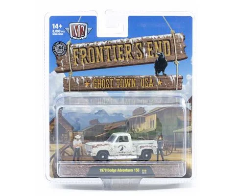 1978 Dodge Adventurer 150 with ghost town adventure couple figures - M2MACHINES