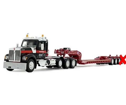 Mammoet - Kenworth W990 Heavy Haul Daycab with Fontaine Magnitude Tri-Axle Lowboy Trailer