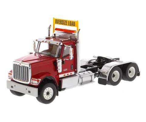 International HX520 Day Cab Tandem Tractor in Red - Cab Only