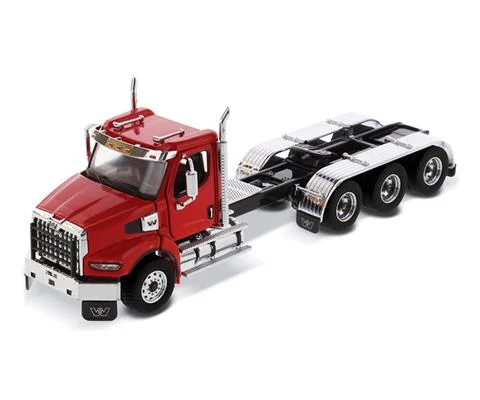 Western Star 49X SB Tridem Day Cab in Viper Red - Cab Only