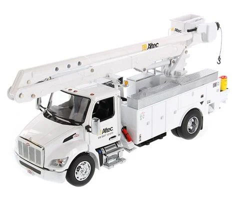 Altec - Peterbilt Model 536 with Altec AA55 Aerial Service Body in White