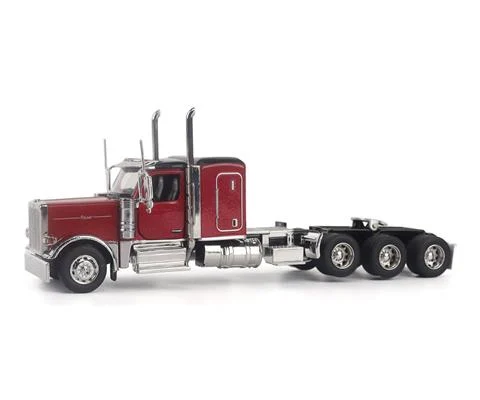 Peterbilt Model 589 131 BBC Configuration with 58 Sleeper Tridem-Axle Legendary Package Semi - Cab Only - Transport Series