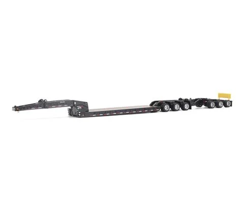 Trail King TK170 Hydraulic Detachable Gooseneck Lowboy Trailer with Jeep and Booster - DIECAST MASTERS