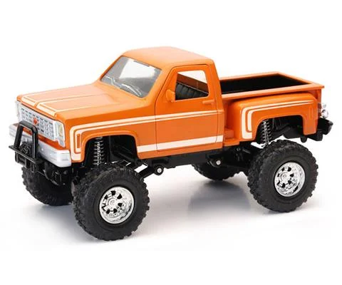 Chevrolet Sport Step Side Lifted Off-Road Pickup with Suspension in Orange - Xtreme Adventure