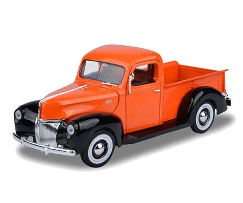 1940 Ford Pickup in Orange and Black - MOTORMAX