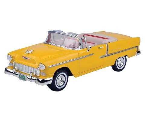 1955 Chevrolet Bel Air Convertible in Yellow - MOTORMAX