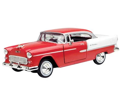 1955 Chevrolet Bel Air in Red and White - MOTORMAX
