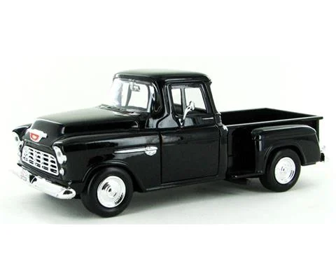 1955 Chevrolet 5100 Stepside Pickup in Black - MOTORMAX