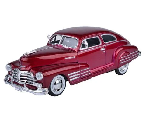 1948 Chevrolet Aerosedan Fleetline in Metallic Red - MOTORMAX