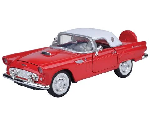 1956 Ford Thunderbird in Red and White - MOTORMAX