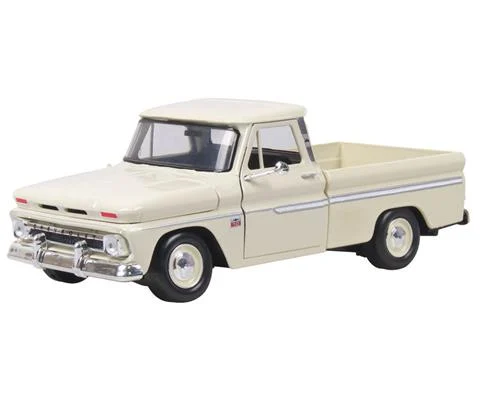 1966 Chevrolet C10 Fleetside Pickup in Cream - MOTORMAX