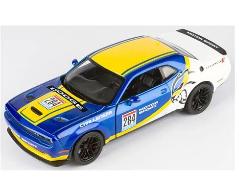 #284 Motor Sport - 2018 Dodge Challenger in Blue Yellow and White