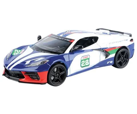#28 Turbo - 2020 Chevrolet Corvette C8 in Dark Blue and White