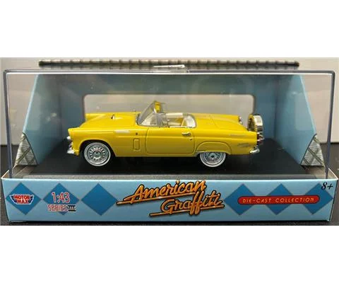 1956 Ford Thunderbird Convertible in Yellow - American Graffiti