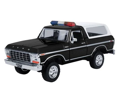 Police - 1978 Ford Bronco Hard Top in Black
