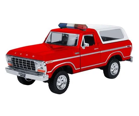 Police - 1978 Ford Bronco Hard Top in Red