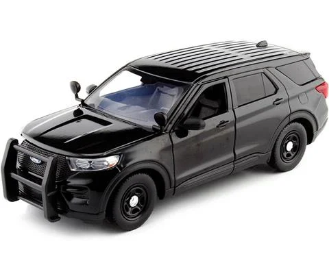 Police - 2022 Ford Police Interceptor Utility in Black with Slick Top