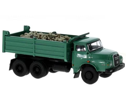 Schwarzbau - 1972 MAN 26 280 DHAK Dump Truck with Material Load