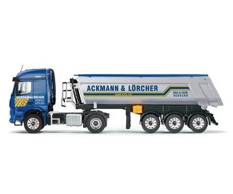Mercedes-Benz Arocs StreamSpace with Round Body Dump Trailer